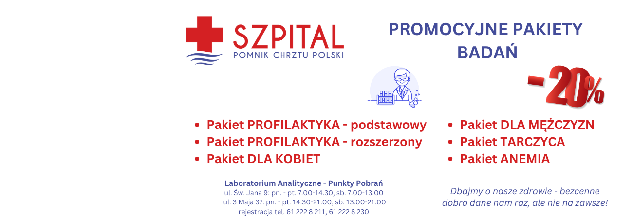 Promocyjne pakiety badań!