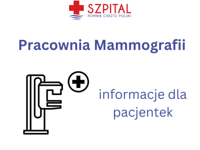 Pracownia Mammografii - informacje dla pacjentek