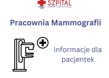 Pracownia Mammografii - informacje dla pacjentek