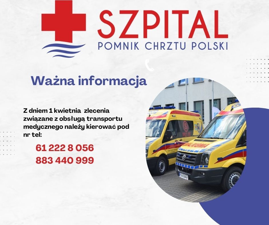 komunikat dot. transportu medycznego