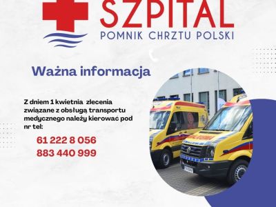 komunikat dot. transportu medycznego